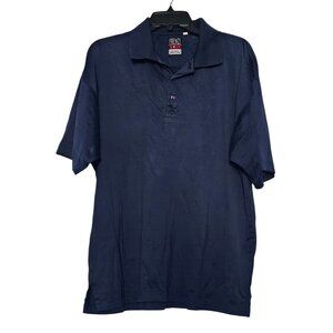 Frenzi Golf Men's XL Polo Shirt Navy Blue Cotton Nelson Cup
